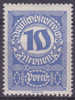 OOSTENRIJK - Briefmarken - 1919/21 - Nr 91 - MH* - Impuestos