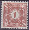 OOSTENRIJK - Briefmarken - 1922 - Nr 103 - MH* - Strafport