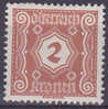 OOSTENRIJK - Briefmarken - 1922 - Nr 104 - MH* - Strafport