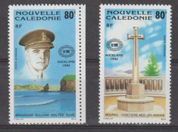 NOUVELLE-CALEDONIE  :"Nouvelle-Zélande 1990" : Expo Phila. - Monument Du Cimetière Néo-Zélandais De Bourail - Unused Stamps