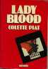 Denoël  Sueurs Froides N° 1   Colette Piat  " Lady Blood " ++++ BE ++++ - Denöl Crime Club