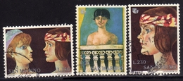 REPUBBLICA DI SAN MARINO 1975 ANNO INTERNAZIONALE DELLA DONNA WOMAN YEAR SERIE COMPLETA COMPLETE SET USATA USED OBLITERE - Used Stamps