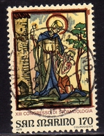 REPUBBLICA DI SAN MARINO 1979 CONGRESSO DI STOMATOLOGIA CONGRESS OF STOMATOLOGY LIRE 170 USATO USED OBLITERE' - Used Stamps