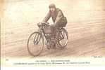 LES SPORTS NOS MOTOCYCLISTES LANFRANCHI GAGNANT DE LA COUPE HYDRA RECORMAN DES 100 KM REF 19412 - Motorcycle Sport