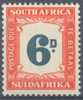 Postage Due. 6d 1948-1949. SACC 37*. - Ongebruikt