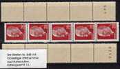 Ulbricht Variante 1961 DDR 848 X Plus 3x Rollen 5-Streifen ** 42€ Mit # Rückseitig 3-/4-stellig In Markenautomat Set GDR - Se-Tenant