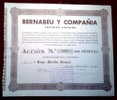 1942 Alcoy Alicante Accion De 500 Pesetas Fabrica De Textil - Industrie