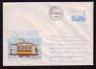 TRAMWAYS TRAM 1 COVER STATIONERY 1988 ROMANIA. - Tramways