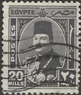 EGYPT 1944 King Farouk - 20m Violet FU - Used Stamps