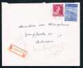 Lettre Recomm. Affr. N°832+771 De L'AGENCE "RIJKEVORSEL*2*/1952" Pour Anvers. RR. - Briefe U. Dokumente