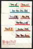 POLAND FDC 1965 OLD HORSE DRAWN CARRIAGES SET OF 9 (3) Horses Stagecoaches - Diligences