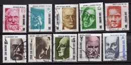 REPUBBLICA DI SAN MARINO 1982 PIONIERI DELLA SCIENZA SCIENCE PIONEERS SERIE COMPLETA COMPLETE SET USATA USED OBLITERE' - Used Stamps