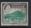 RHODESIA & NYASALAND   Scott #  166 F-VF USED - Rodesia & Nyasaland (1954-1963)