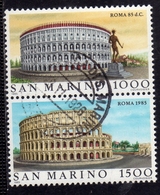 REPUBBLICA DI SAN MARINO 1985 ROMA 85 D.C. SERIE COMPLETA COMPLETE SET USATO USED OBLITERE' - Oblitérés