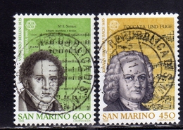 REPUBBLICA DI SAN MARINO 1985 EUROPA UNITA CEPT SERIE COMPLETA COMPLETE SET USATA USED OBLITERE' - Gebruikt