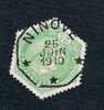 TG N°12, 25c Vert Octog. "NINOVE/***/1910".TB - Altri & Non Classificati