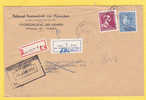 832+833 Op Aangetekend  Brief Met Stempel HASSELT - 1936-1951 Poortman