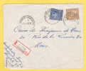 847+847A Op Aangetekende Brief Met Stempel ST-MARIA-MOERBEKE - 1936-1951 Poortman