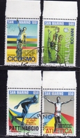 REPUBBLICA DI SAN MARINO 1995 LO SPORT NEL MONDO SPORT IN THE WORLD SERIE COMPLETA COMPLETE SET USATA USED OBLITERE' - Used Stamps
