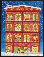 REPUBBLICA DI SAN MARINO 1996 NATALE CHRISTMAS NOEL WEIHNACHTEN NAVIDAD BLOCCO FOGLIETTO BLOCK SHEET USATA USED OBLITERE - Used Stamps