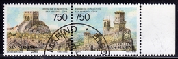 REPUBBLICA DI SAN MARINO 1996 RAPPORTI TRA S.MARINO E CINA RELATIONS WITH CHINA SERIE COMPLETA COMPLETE SET USATA USED - Used Stamps