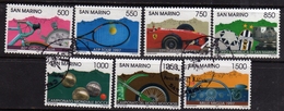 REPUBBLICA DI SAN MARINO 1997 AVVENIMENTI SPORTIVI SPORT EVENTS SERIE COMPLETA COMPLETE SET USATA USED OBLITERE' - Used Stamps