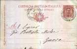 TEMPIO PAUSANIA - Anno 1896 - Stamped Stationery