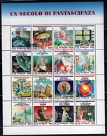 REPUBBLICA DI SAN MARINO 1998 UN SECOLO DI FANTASCIENZA SCIENCE FICTION CENTURY BLOCCO FOGLIETTO BLOCK SHEET USATO USED - Usati