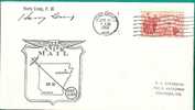 US - 2 - FIRST FLIGHT JONESBORO To HOUSTON (reception At Back) VF 1961 CACHETED COVER - 3c. 1961-... Lettres