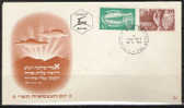 S750.-.ISRAEL .-. 1950 .-.SCOTT # : 33-34 .-. FDC - STRUGGLE FOR FREE IMMIGRATION AND ARRIVAL OF IMMIGRANTS. - Cartas & Documentos