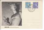 CARTE MAXIMUM FRANCE  N° Yvert 546-549 (Mercure) Obl 44  (Sculpture De M.Bourgeois) - 1940-1949