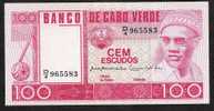 CAPE VERDE   P54    100  ESCUDOS   1977   D/4     UNC. - Capo Verde