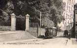 Avranches....tramway  A L Entrée Du Jardin De L'éveché - Avranches