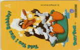 # SINGAPORE 84SIGD Daffy Duck 5 Landis&gyr  -disney- Tres Bon Etat - Singapour