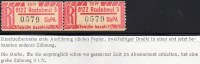 Einschreib-Marken Vorläufer R-Zettel 1967 DDR 8122-3 A ** 15€ Postamt Radebeul Registred Letter Special Stamp Of Germany - Maschinenstempel (EMA)