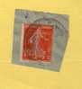 Nº 138  10 C. Rojo De 1907-20  Sembradora Cachte à Date Des Postes Serves, - Used Stamps