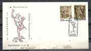 GREECE ENVELOPE (A0454) 4th PANHELLENIC EXHIBITION OF STAMP  -  ILIOUPOLI   3.11.1986 - Flammes & Oblitérations