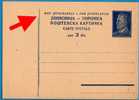 A-156  JUGOSLAVIA JUGOSLAWIEN  TITO   POSTAL CARD  TYP  II - Enteros Postales