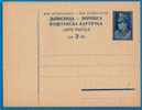 A-156  JUGOSLAVIA JUGOSLAWIEN  TITO POSTAL CARD - Postal Stationery