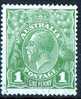 Australia 1924 King George V 1d Sage-green - No Wmk Used - Actual Stamp - Nice - SG83 - Oblitérés