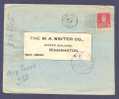 Argentina SASTRERIA PARIS Deluxe SAN JUAN "ARGENTINA" TMS Cancel 1928 Cover To Washington D. C. United States USA Seals - Cartas & Documentos