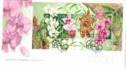 AUSTRALIA FDC JOINT ISSUE WITH SINGAPORE FLOWER ORCHID SET OF 4 STAMPS M/S DATED 06-08-1998 CTO SG? READ DESCRIPTION !! - Covers & Documents