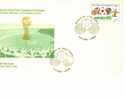 Coupe Du Monde De Football 1986, Mexique: Env. 1er Jour Chypre - WORLD CUP Mexico 1986, FDC From Northern Cyprus - 1986 – Messico