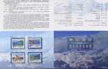 Folder Taiwan 1995 East Coast Scenic Area Stamps Rock Geology Ocean Bridge Scenery - Unused Stamps
