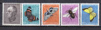 H502 - SVIZZERA 1950 ,  Pro Juventute Serie  N. 502/506  *** - Unused Stamps