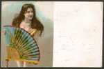 Women, Young Lady With A Fan, Pre 1905. Not Used, #226 - Women