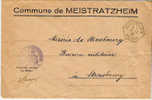 N512 - MEISTRATZHEIM Bas Rhin - Février 1936 - Franchise Postale Le Maire - Entête Mairie - - Autres & Non Classés