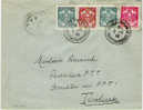 N524 - MONACO CONDAMINE - PRINté DE MONACO - Novembre 1943 - à Detination De TOULOUSE - - Postmarks