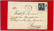 N530 - HOBOKEN NEW JERSEY Vers FRANCE 1924 Sur 5 Cents - - Cartas & Documentos