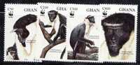 GHANA 1994 MICHEL 1973-1976  MNH - Affen